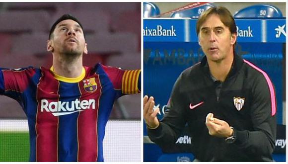 Lopetegui se deshizo en elogios hacia el Barcelona, rival de Sevilla en la Copa del Rey. (Foto: AFP)