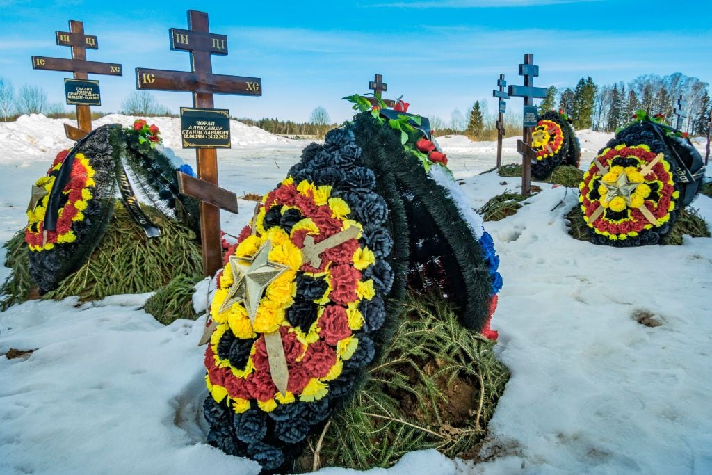 Wagner has repeatedly accused Moscow of not doing enough to prevent deaths from its mercenaries.  In the photo, graves of Wagner soldiers killed in the Ukrainian war.  (GETTY IMAGES).