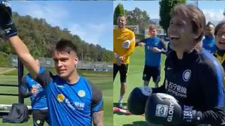 Inter de Milán: Lautaro Martínez y Antonio Conte resolvieron diferencias con una “pelea de boxeo”