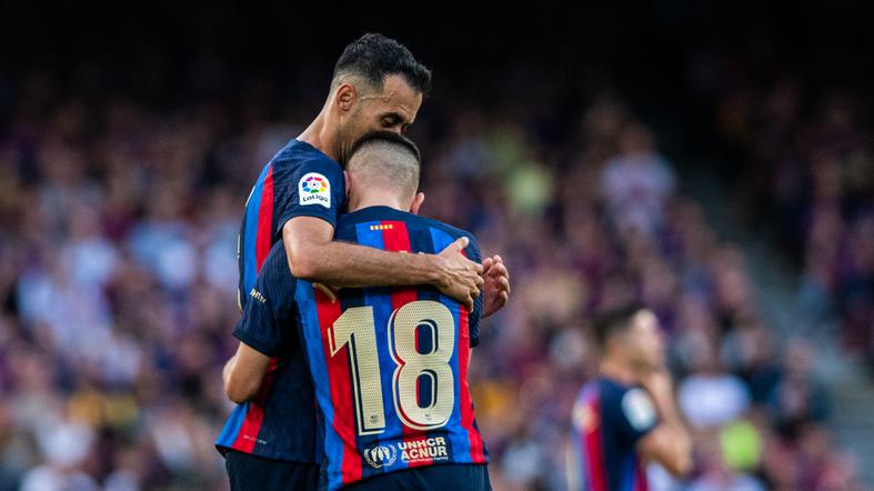 Barcelona goleó al Mallorca en la despedida de Sergio Busquets y Jordi Alba