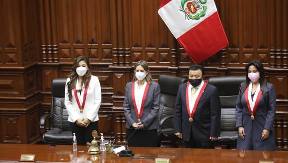 Con la juramentación de la primera Mesa Directiva del Congreso elegido para el período 2021-2026 se empieza a perfilar la naturaleza de la relación entre los poderes del Estado. (Foto: Congreso)