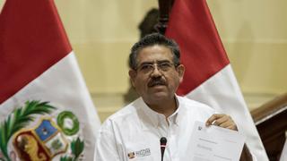 Manuel Merino rechaza críticas: “Lamento el nerviosismo del presidente Vizcarra”
