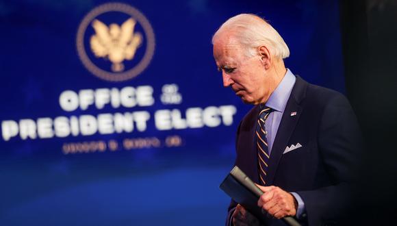El presidente electo de Estados Unidos, Joe Biden, dijo el lunes desde Delaware que se están poniendo obstáculos al proceso de transición. REUTERS/Jonathan Ernst