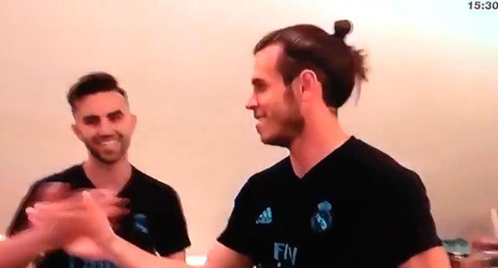 Real Madrid y el saludo entre Gareth Bale y Dani Ceballos. (Foto: captura YouTube)