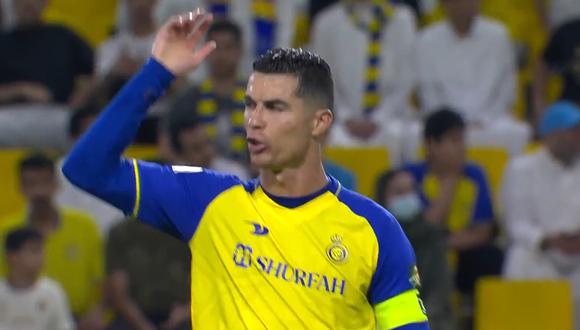 Cristiano Ronaldo se molestó en los cuartos de final de la King Cup.