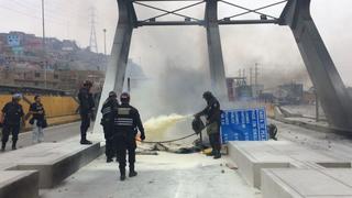 Puente Piedra: 28 detenidos por destrucción de peajes