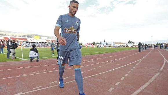 Emanuel Herrera fue expulsado en duelo ante Sport Huancayo en el inicio de la Liga 1. (Foto: Francisco Neyra / GEC)