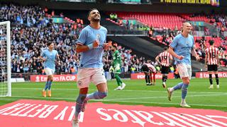 Manchester City clasificó a la final de la FA Cup tras golear 3-0 a Sheffield United