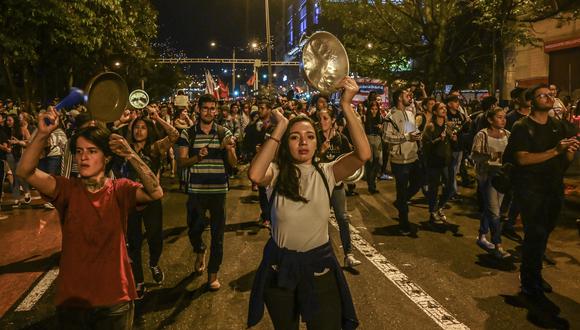 El "Cacerolazo": la "banda sonora" de la protesta latinoamericana. (Foto: AFP)