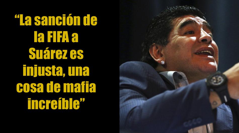 Maradona y sus polémicas declaraciones sobre el Mundial 2014 - 1