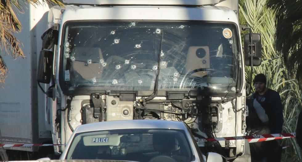 El camión usado en el atentado en Niza. (Foto: Getty Images)