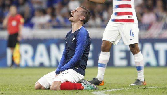 Francia empató 1-1 ante Estados Unidos en su último amistoso de cara a Rusia 2018. (Foto: AFP)