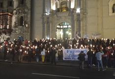 Alberto Fujimori: simpatizantes realizan vigilia frente a Catedral