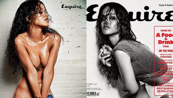 Rihanna y sus sensuales fotos para la revista "Esquire"