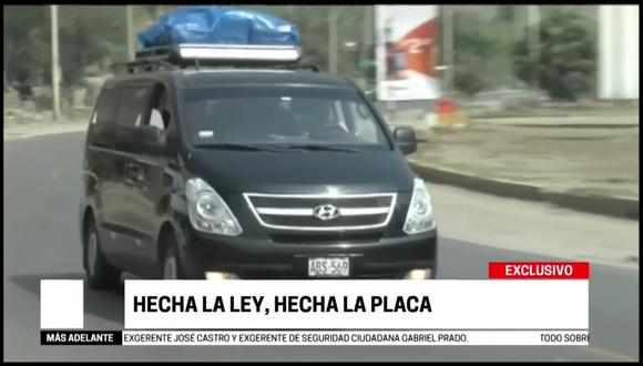 El transporte informal corre impune por las carreteras peruanas. (Captura: Cuarto Poder)