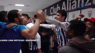 Alianza Lima: así celebraron en vestuario tras triunfo sobre San Martín