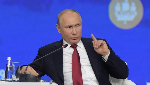 Putin denuncia los intentos de excluir a Huawei de mercados internacionales. Foto: AFP