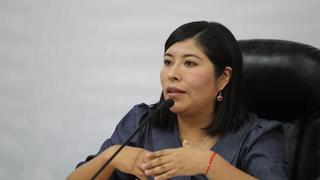 Betssy Chávez: “Como no soy una persona de revanchas, acepto esta censura”