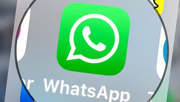 El logotipo del software de mensajería instantánea de Whatsapp mostrado en una tablet. (Foto: AFP)