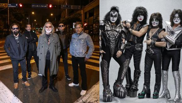 Frágil abrirá el concierto de despedida de Kiss en Lima. (Foto: Composición)