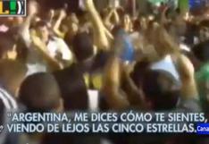Brasil canta a Argentina su versión del "Decime qué se siente"