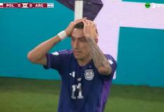 Ángel Di María buscó gol olímpico y casi llega el 1-0 de Argentina vs. Polonia | VIDEO