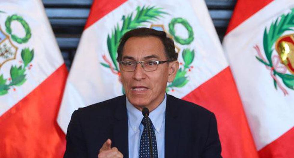 El presidente del Perú Martín Vizcarra ha cumplido un año de mandato. (Foto: Andina)
