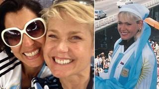 Critican a Xuxa por alentar a Argentina en la final del Mundial