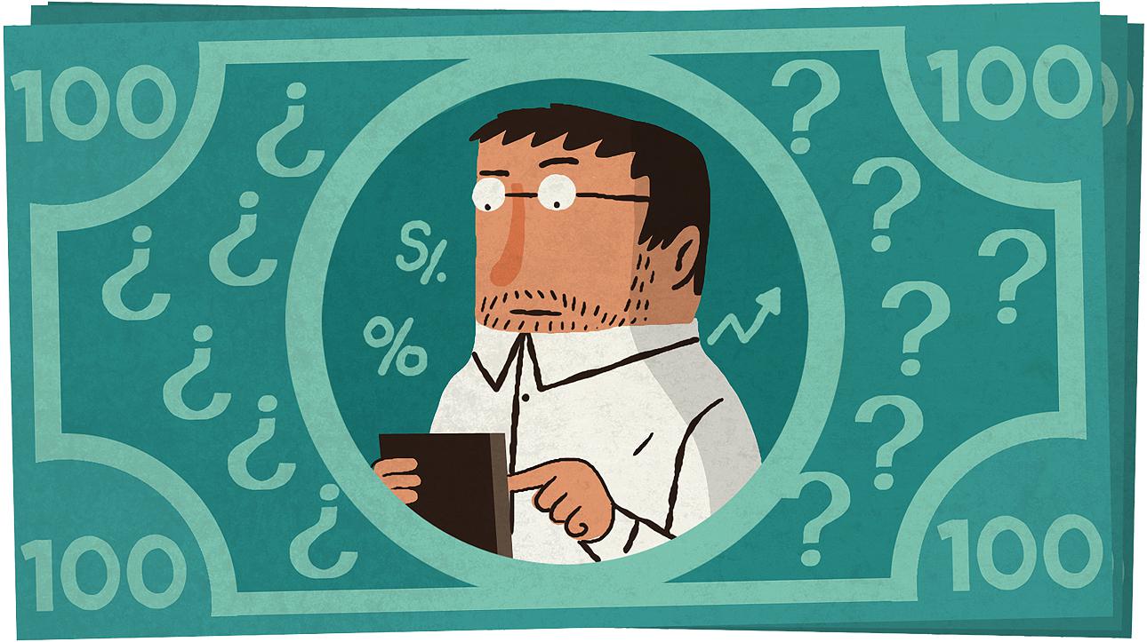 Test de economía (Ilustración: Víctor Aguilar Rúa)