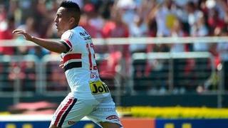 Con goles de Cueva: Sao Paulo igualó 2-2 ante Chapecoense