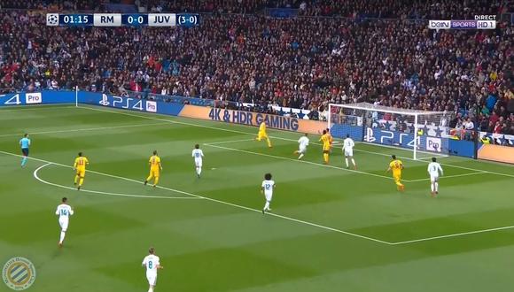 Mandzukic abrió el marcador en el Real Madrid vs. Juventus