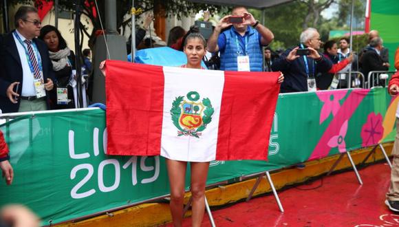 Kimberly García le dio una medalla de plata al Team Perú en Lima 2019. (Foto: Giancarlo Ávila - GEC)