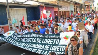 Iquitos se movilizó pidiendo que Lote 192 pase a Petro-Perú