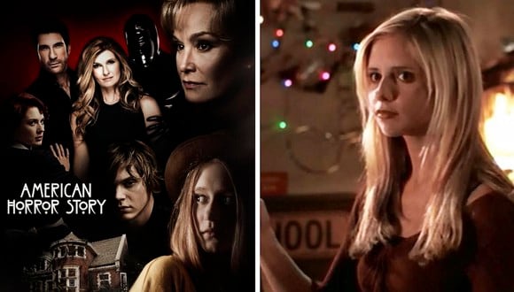 Las series Buffy, la cazavampiros y American Horror Story unidas por un elemento. (Fotos: FX / CW).