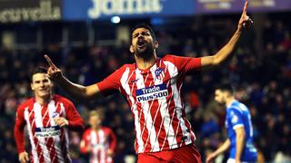 Diego Costa volvió al Atlético con gol en la Copa del Rey
