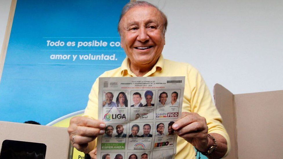 Rodolfo Hernández has become an electoral phenomenon in Colombia.  (GETTY IMAGES).