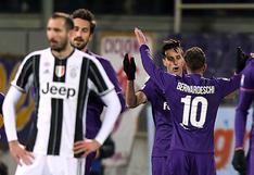 Juventus cae ante la Fiorentina y la Serie A se pone al rojo vivo