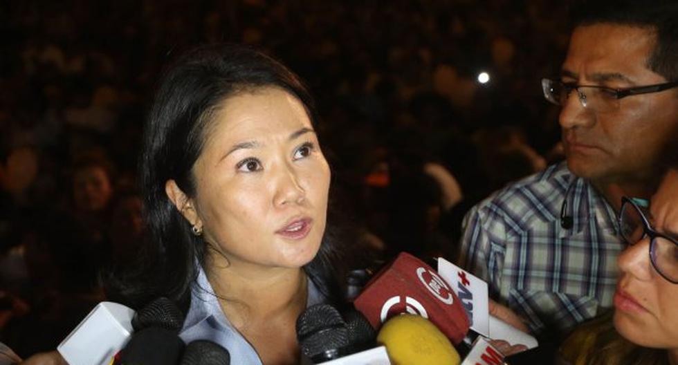 Keiko Fujimori reitera estar a favor de la pena de muerte para violadores de niños. (Foto: Andina)