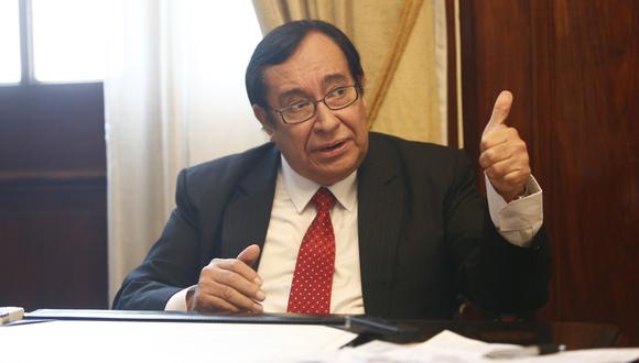 Víctor Prado Saldarriaga se mostró optimista en la lucha contra la corrupción en el Poder Judicial. (FOTO: USI)