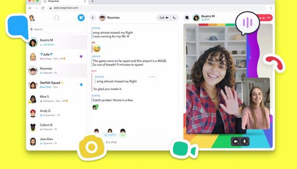 Snapchat llega a los usuarios de Microsoft, pero deberán contar con Windows 10 y 11. (Foto: Snapchat)
