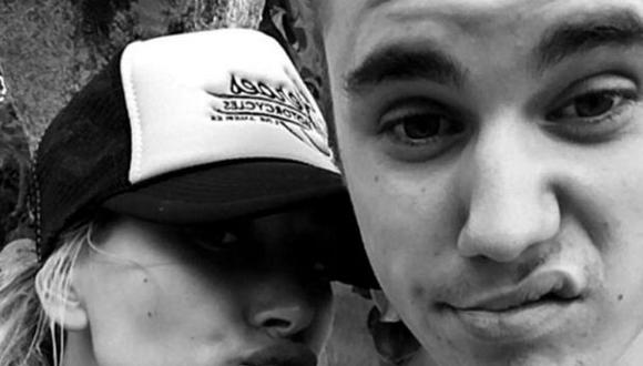 Hailey Baldwin y Justin Bieber. (Foto: Instagram)