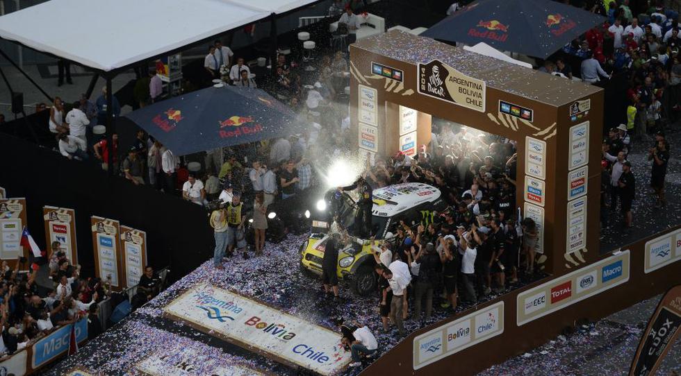 FOTOS: Las mejores imágenes del podio del Dakar 2014 - 1
