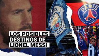 Estos serían los posibles destinos de Lionel Messi tras su salida del FC Barcelona