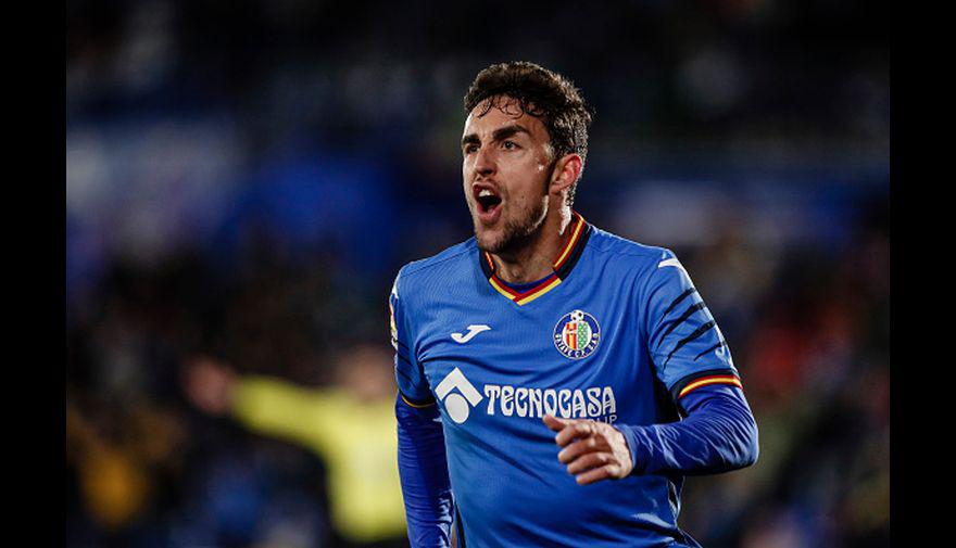 Jaime Mata juega como delantero en el Getafe de LaLiga española. (Foto: AFP)