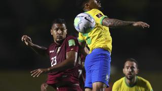 Brasil vence por la mínima a Venezuela en las Eliminatorias Qatar 2022