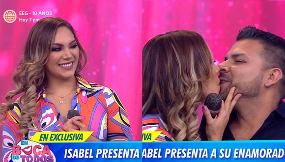 “Me están haciendo sudar... Perdóname, perdóname”, dijo Isabel Acevedo a Rodríguez cuando ingresó al set debido a que Rondón lo obligó a aparecer a su lado. (Foto: Captura de TV / En boca de todos)