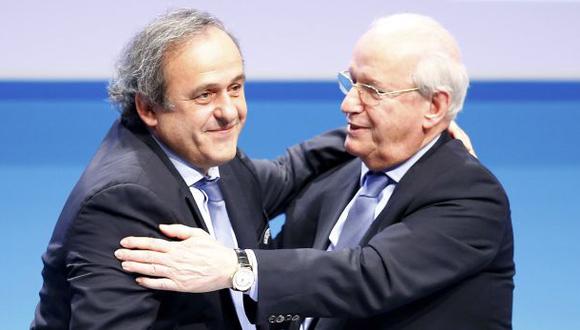 Michel Platini fue reelegido presidente de la UEFA