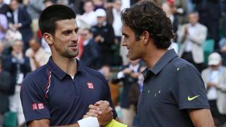 Federer cayó frente a Djokovic en la segunda semifinal delMasters 1000 de París