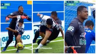 El ‘blooper’ de ‘Chiquito’ Flores que acabó en gol a su equipo en la Superliga de Fútbol 7 | VIDEO