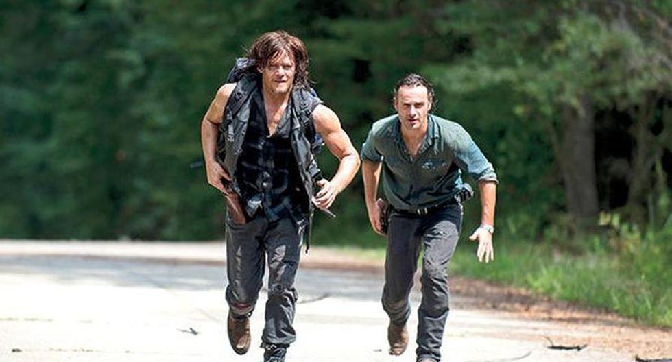 Norman Reedus es Daryl Dixon y Andrew Lincoln es Rick Grimes en 'The Walking Dead' (Foto: AMC)